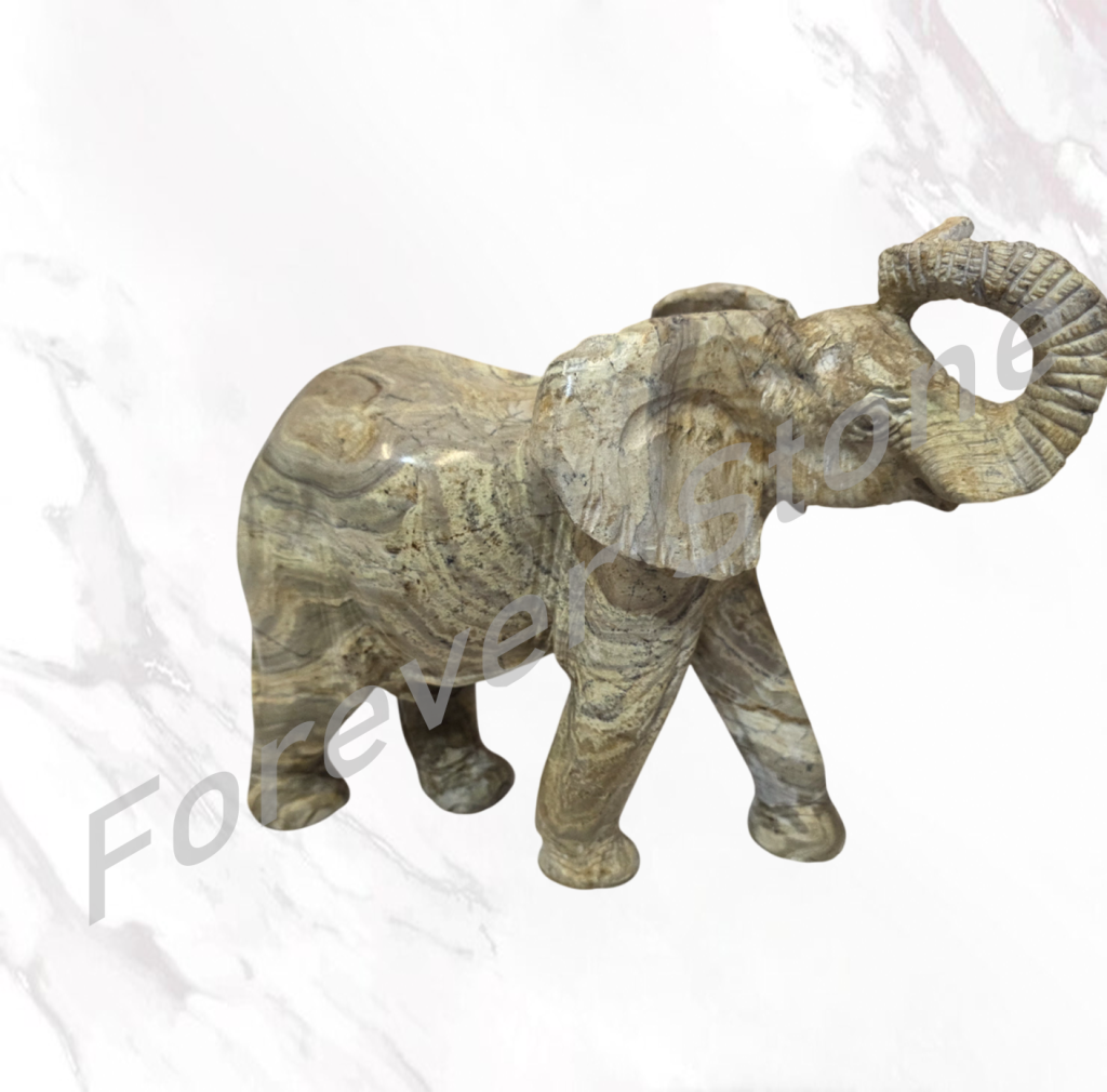 Elephant Stone Scupture Watermark