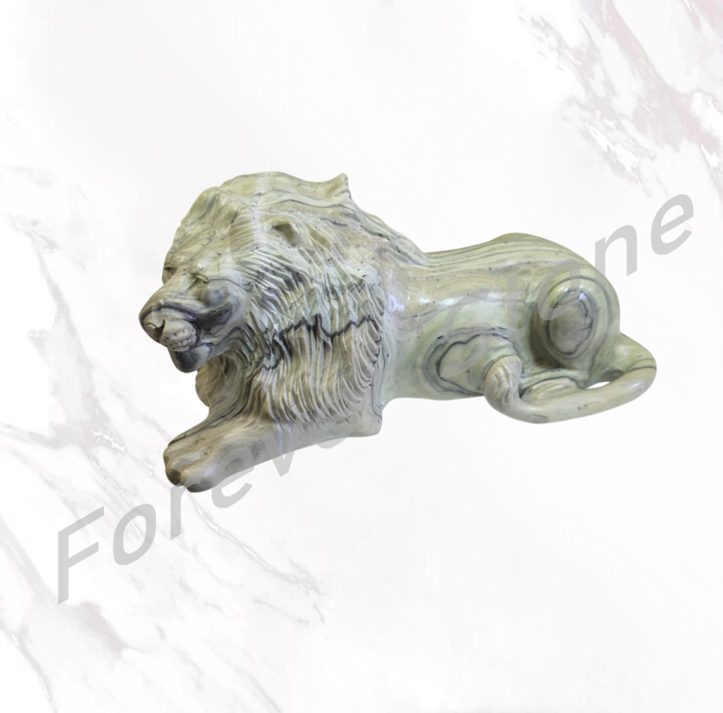 Lion Stone Scupture Watermark